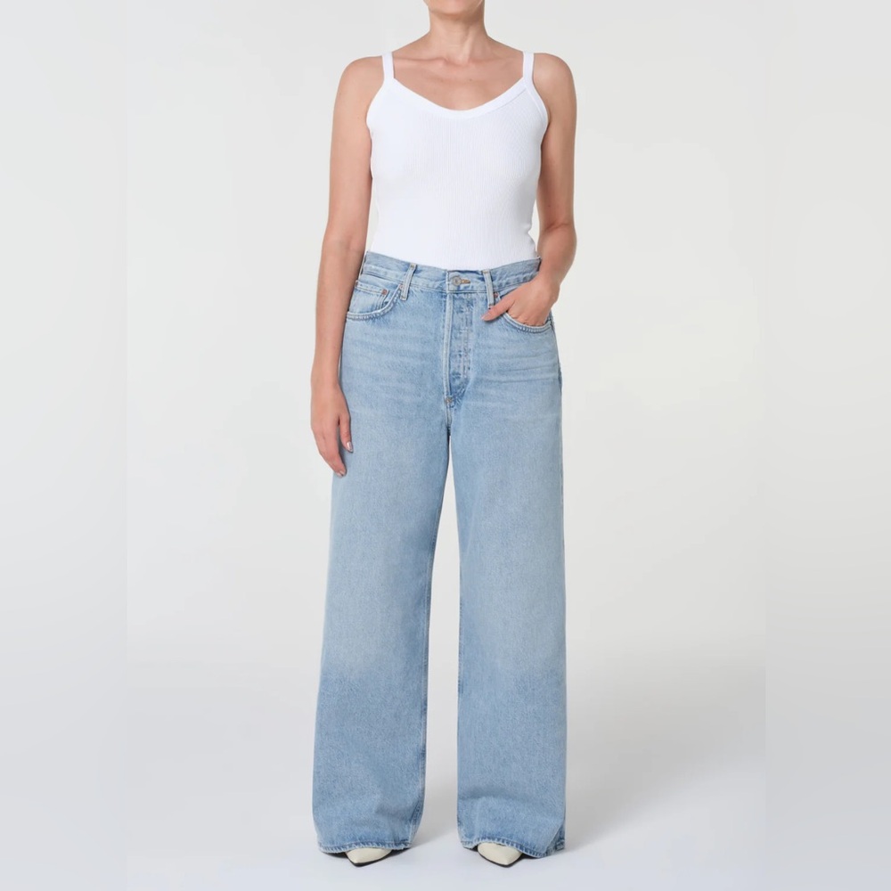 Agolde dame no cuff jeans